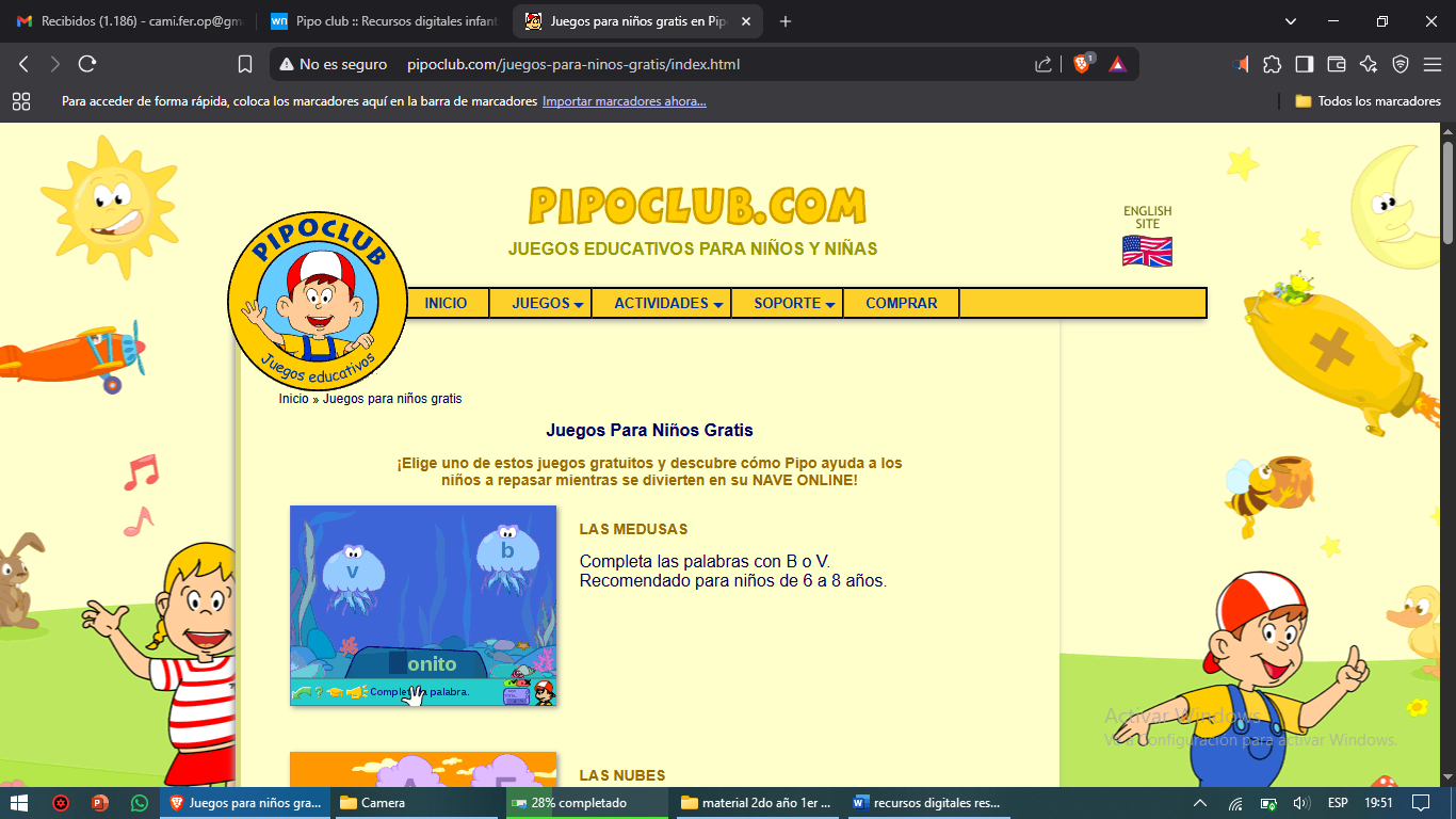 Ventana de Pipo club